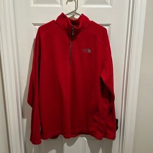 Mens XL The North Face 1/4 zip fleece pullover